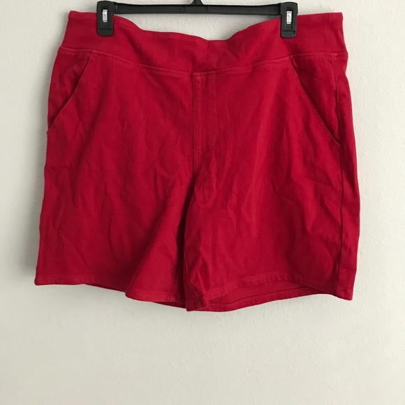 Belle by Kim Gravel Pants - Belle by Kim Gravel Flexibelle 8" Short - Red (sz) a593176